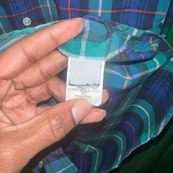 J.Crew x Thomas Mason Button Down Shirt size XS - Picture 6 of 8